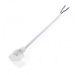 Conector union con Cable Para Tira Led 220V 12Mm Out 10Mm In 2Pin